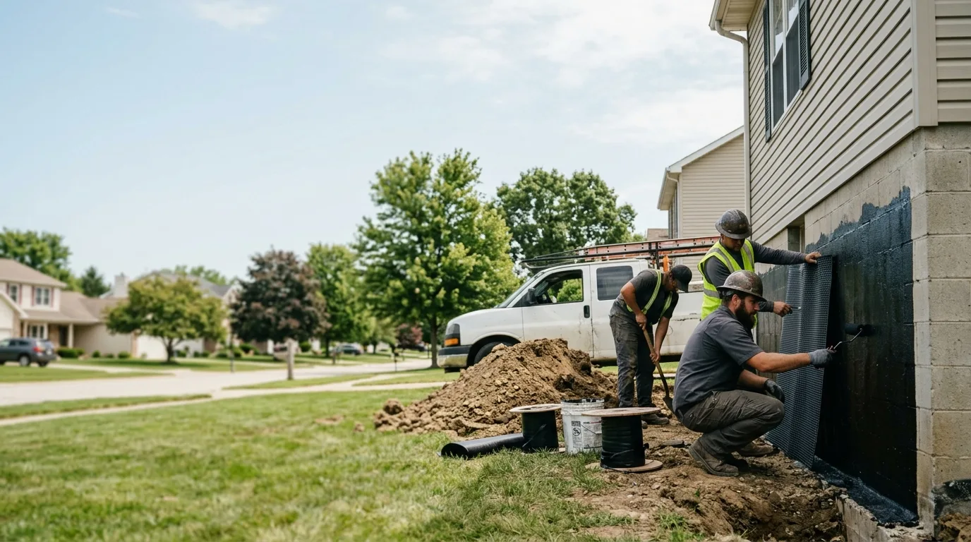 Basement Waterproofing in Fredericksburg, OH near me